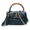Gucci Medium Guccissima New Bamboo Top Handle Bag Secondhand