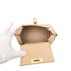 Secondhand Ferragamo Mini Metallic Woven Leather Gancini Sofia Satchel