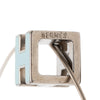 Secondhand Hermès Palladium Plated Lacquered Cage D H Pendant Necklace