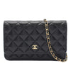 Chanel CC Quilted Caviar Wallet on Chain Secondhand