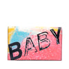 Saint Laurent Leather Baby Print Clutch Secondhand