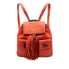 Gucci Grained Calfskin Bamboo Tassel Backpack Secondhand