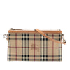 Burberry Haymarket Check Coated Canvas Peyton Crossbody Secondhand