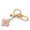 Louis Vuitton Gold Plated Monogram Blooming Flowers Bag Charm and Key Holder Secondhand