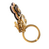 Louis Vuitton Gold Plated Monogram Blooming Flowers Bag Charm and Key Holder Secondhand