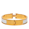 Hermès Narrow Enamel Clic H Bracelet PM Secondhand