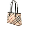 Burberry Small Supernova Check Coated Canvas Nickie Tote Secondhand