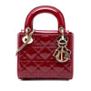 Dior Mini Patent Cannage Lady Dior Secondhand