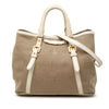 Prada Canvas Canapa Logo Bow Satchel Secondhand