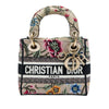 Dior Mini Embroidered Canvas Petites Fleurs Toile De Jouy Lady D Lite Secondhand