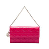 Dior Patent Cannage Lady Dior Wallet On Chain Secondhand