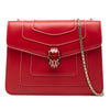 Secondhand Bvlgari Small Leather Square Serpenti Forever Chain Crossbody