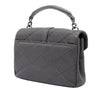 Saint Laurent Medium Quilted Diamond Calfskin Monogram College Satchel Secondhand