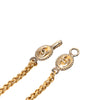 Secondhand Chanel CC Gold Plated Teardrop Pendant Necklace