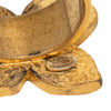 Chanel CC Gold Plated Enamel Butterfly Ring Secondhand