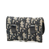 Dior Nano Oblique Canvas Saddle Chain Pouch Secondhand