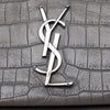 Saint Laurent Medium Croc Embossed Calfskin Monogram West Hollywood Crossbody Secondhand