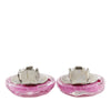 Secondhand Chanel CC Resin Camellia Clip On Earrings