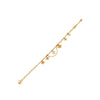 Louis Vuitton Gold Plated Monogram Blooming Supple Bracelet Secondhand