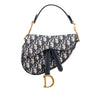 Secondhand Dior Mini Oblique Canvas Saddle Bag