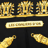 Hermès Les Cavaliers d Or Silk Scarf 90 Secondhand