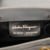 Ferragamo Suede Vara Bow Flap Drawstring Backpack Secondhand