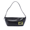 Fendi Leather FF Baguette Shoulder Bag Secondhand