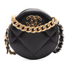 Chanel Lambskin 19 Round Clutch with Chain Secondhand