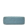 Dior Large Denim Cannage Acrylic Handles Lady Dior Secondhand