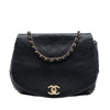 Chanel CC Quilted Calfskin Chain Around Saddle Flap Secondhand