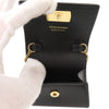 Ferragamo Smooth Calfskin Gancini Top Handle AirPods Case with Chain Secondhand