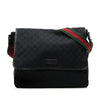 Gucci GG Canvas Web Flap Messenger Bag Secondhand