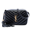 Saint Laurent Mini Matelasse Calfskin Monogram Lou Tassel Camera Bag Secondhand