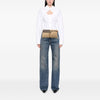 Gucci GG Canvas Web Double Pocket Belt Bag Secondhand