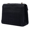 Chanel CC Vertical Quilted Nylon Grosgrain Single Flap Secondhand