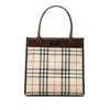 Burberry House Check Canvas Handbag Secondhand