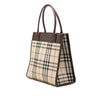 Burberry House Check Canvas Handbag Secondhand