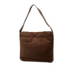 LOEWE Suede Anagram Flap Shoulder Bag Secondhand