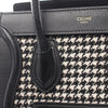 Celine Nano Wool Houndstooth Luggage Tote Secondhand