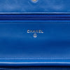 Chanel CC Quilted Patent Incognito Wallet On Chain Secondhand