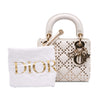 Dior Mini Lambskin Cannage Lucky Star Studded Lady Dior Secondhand