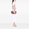Burberry Small Haymarket Check Coated Canvas Blaze Satchel Secondhand