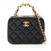 Chanel Small CC Quilted Lambskin Top Handle Vanity Case Secondhand