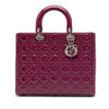 Dior Large Patent Cannage Lady Dior Secondhand