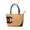 Chanel Large Quilted Lambskin Cambon Ligne Tote Secondhand
