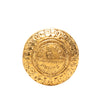 Chanel Gold Plated 31 Rue Cambon Medallion Brooch Secondhand