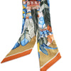 Hermès La Danse Pacifique Silk Twilly Scarf Secondhand