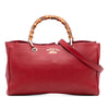 Gucci Medium Calfskin Bamboo Shopper Satchel Secondhand