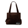 Chanel Suede LAX Logo Tote Secondhand