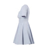 second hand Miu Miu Pale Blue Structured Cocktail Dress